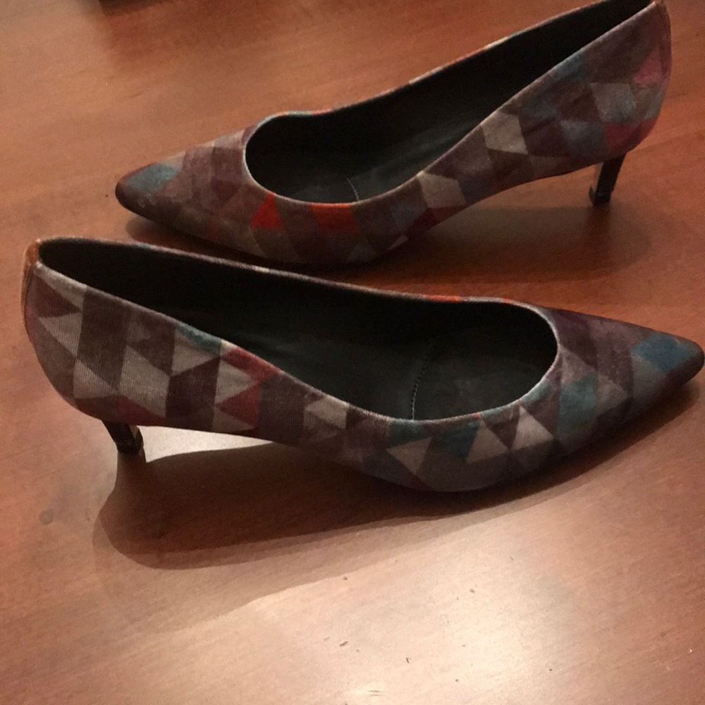 Vaneli multicolored suede shoes
